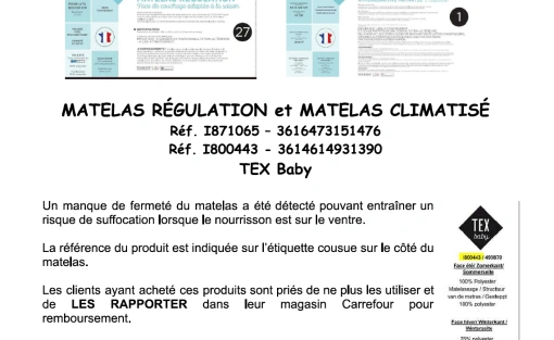 MATELAS TEX