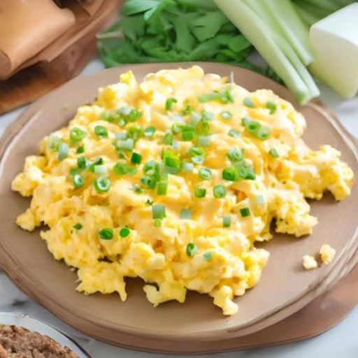 Œufs brouillés au fromage
