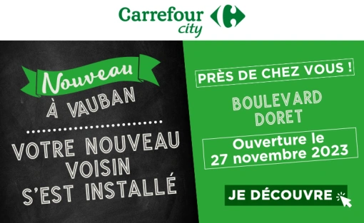 VOUS AVEZ UN NOUVEAU VOISIN À VAUBAN !